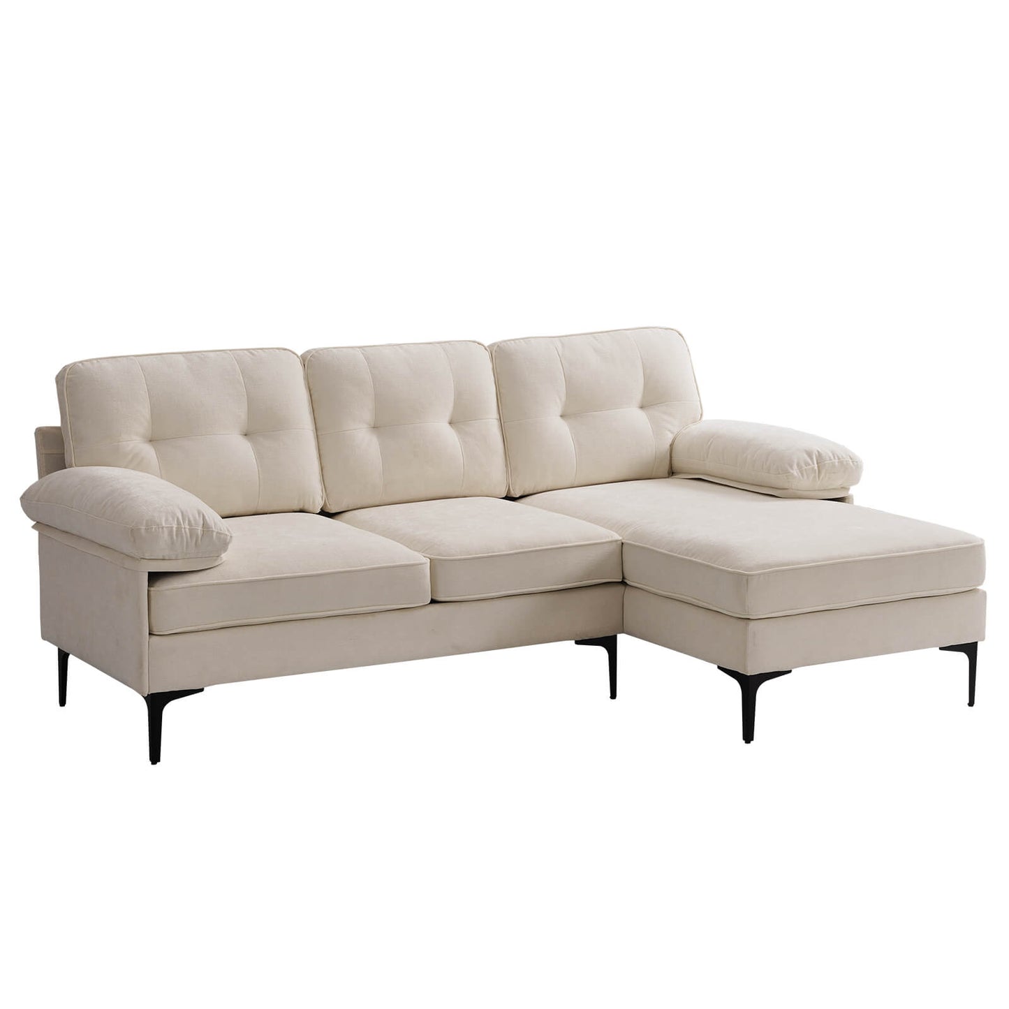 85'' Sectional Couch Sofa for Living Room with Reversible Chaise