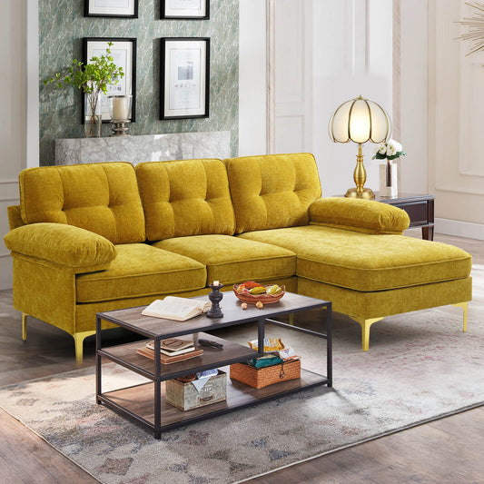 85'' Sectional Couch Sofa for Living Room with Reversible Chaise