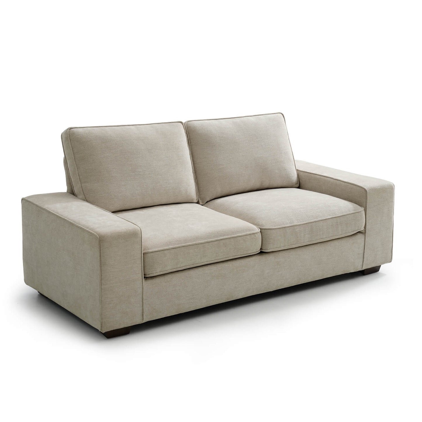 88.6' Modern Sofas Couches for Living Room With Solid Frame, Removable Back Cushion & Cover Sofa, Fabric