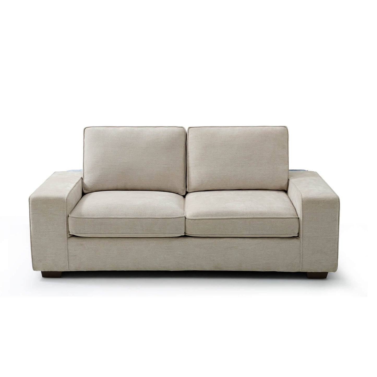 88.6' Modern Sofas Couches for Living Room With Solid Frame, Removable Back Cushion & Cover Sofa, Fabric