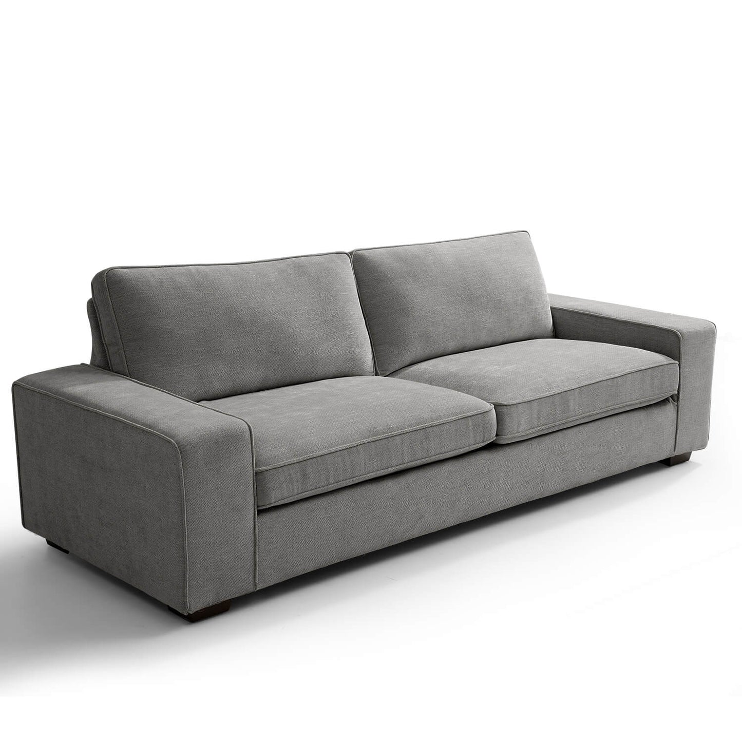 88.6' Modern Sofas Couches for Living Room With Solid Frame, Removable Back Cushion & Cover Sofa, Fabric