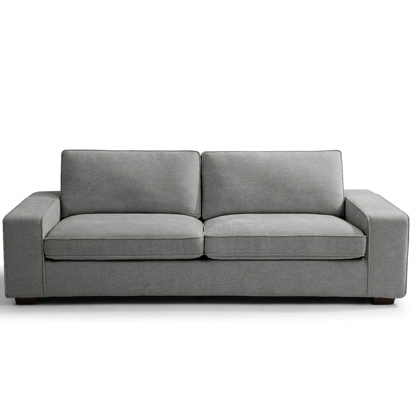 88.6' Modern Sofas Couches for Living Room With Solid Frame, Removable Back Cushion & Cover Sofa, Fabric