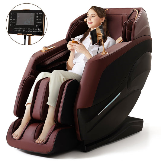 Massage Chair 4D Zero Gravity Chair Full Body Massage Chair With Heating, 5 Intensity Adjust 20 Auto Modes